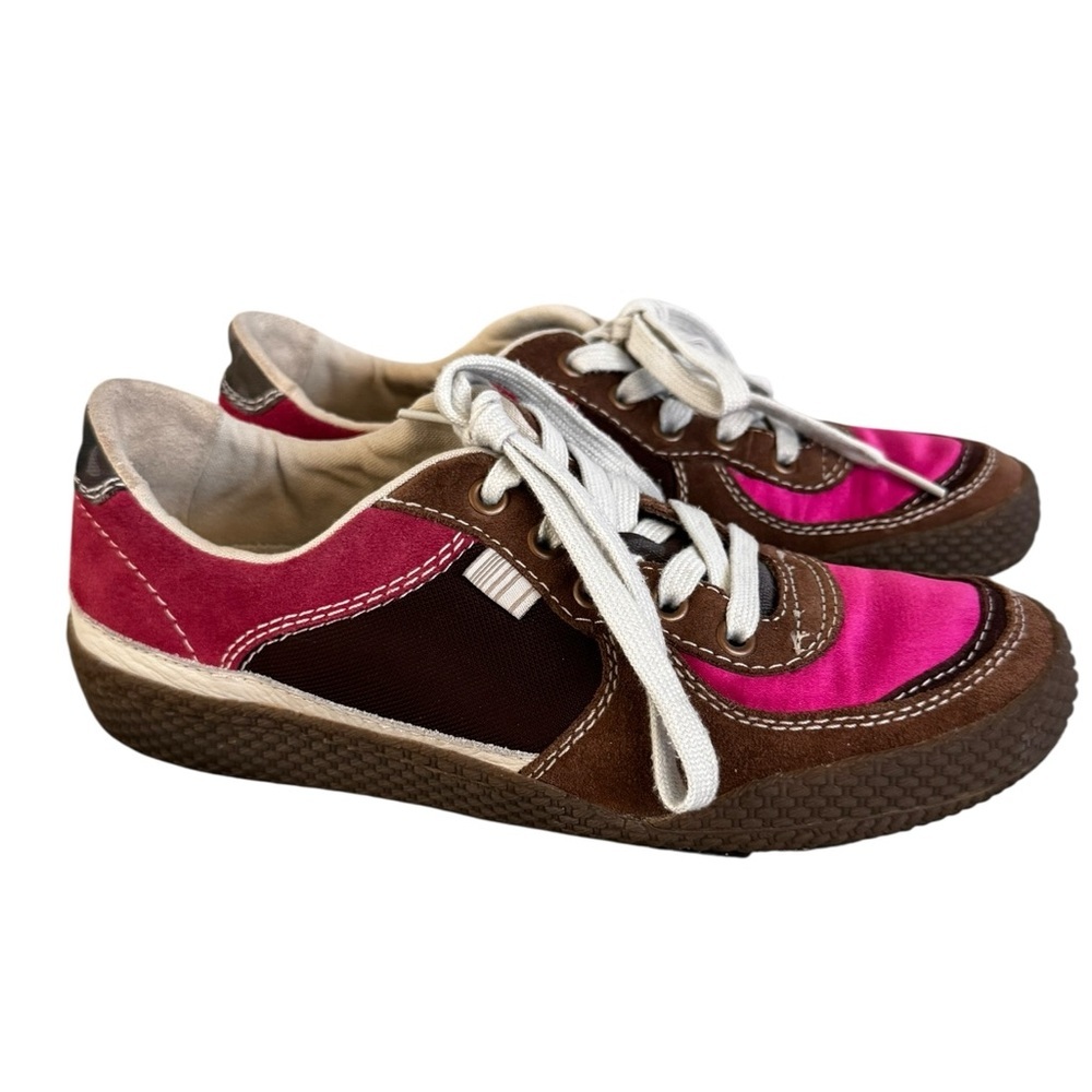 Triple five Soul lace up Sneakers leather suede Bergen size 7.5 women’s